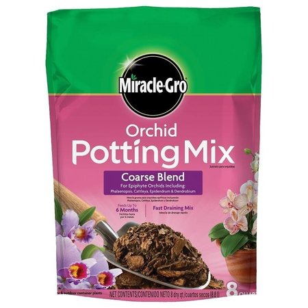 MIRACLE-GRO Orchid Potting Mix Coarse Blend, 8 qt Bag 74778300